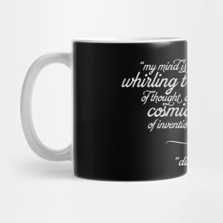 My mind is aglow - Hedley Lamarr - white Mug